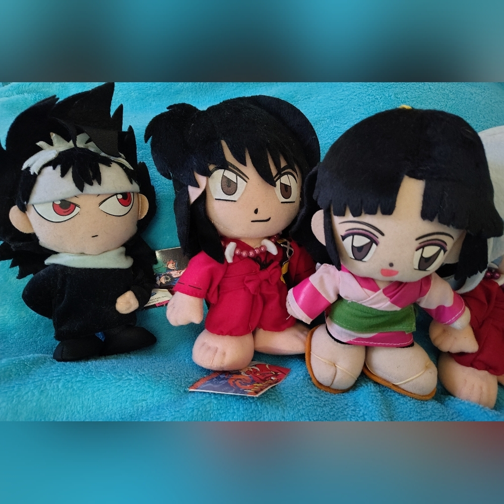 NWT InuYasha Crew Plushy Dolls 7" Height - Picture 2 of 4